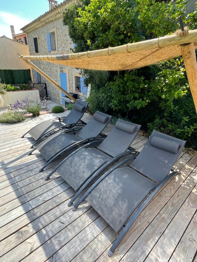 Villa Mas Provencale Jardin Piscine Saint-Cyr-sur-Mer Exterior foto